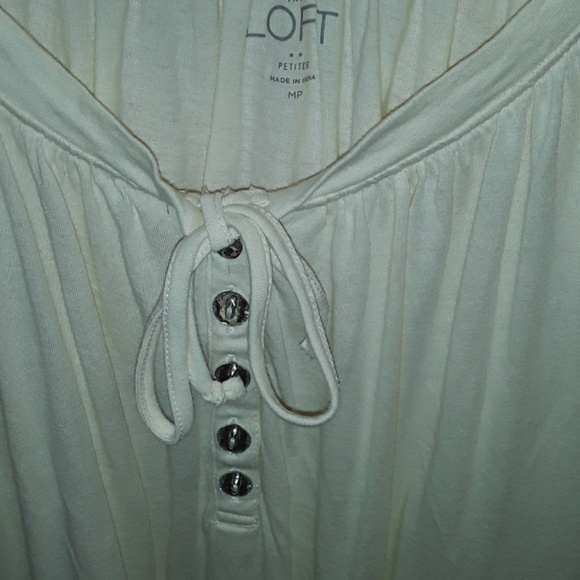 Ann taylor loft rhinestone button blouse - Picture 2 of 3